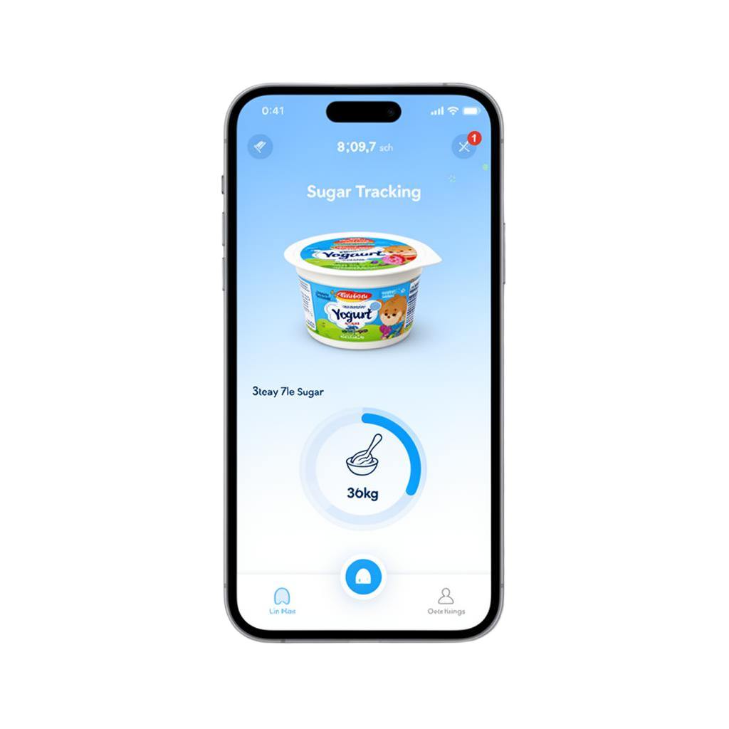 Sugarly sugar tracker app — scan a food label to see sugar in grams and teaspoons
